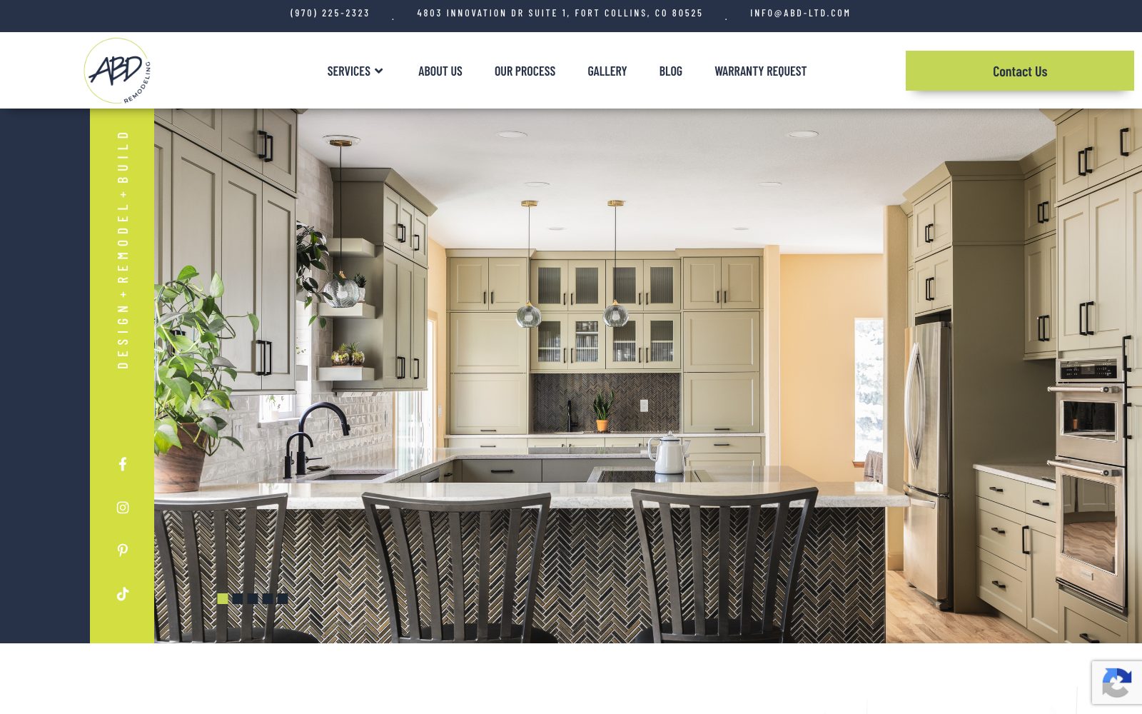 The current abd-ltd.com homepage